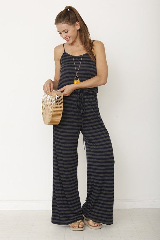 ONLINE ONLY! Strip Jumpsuit