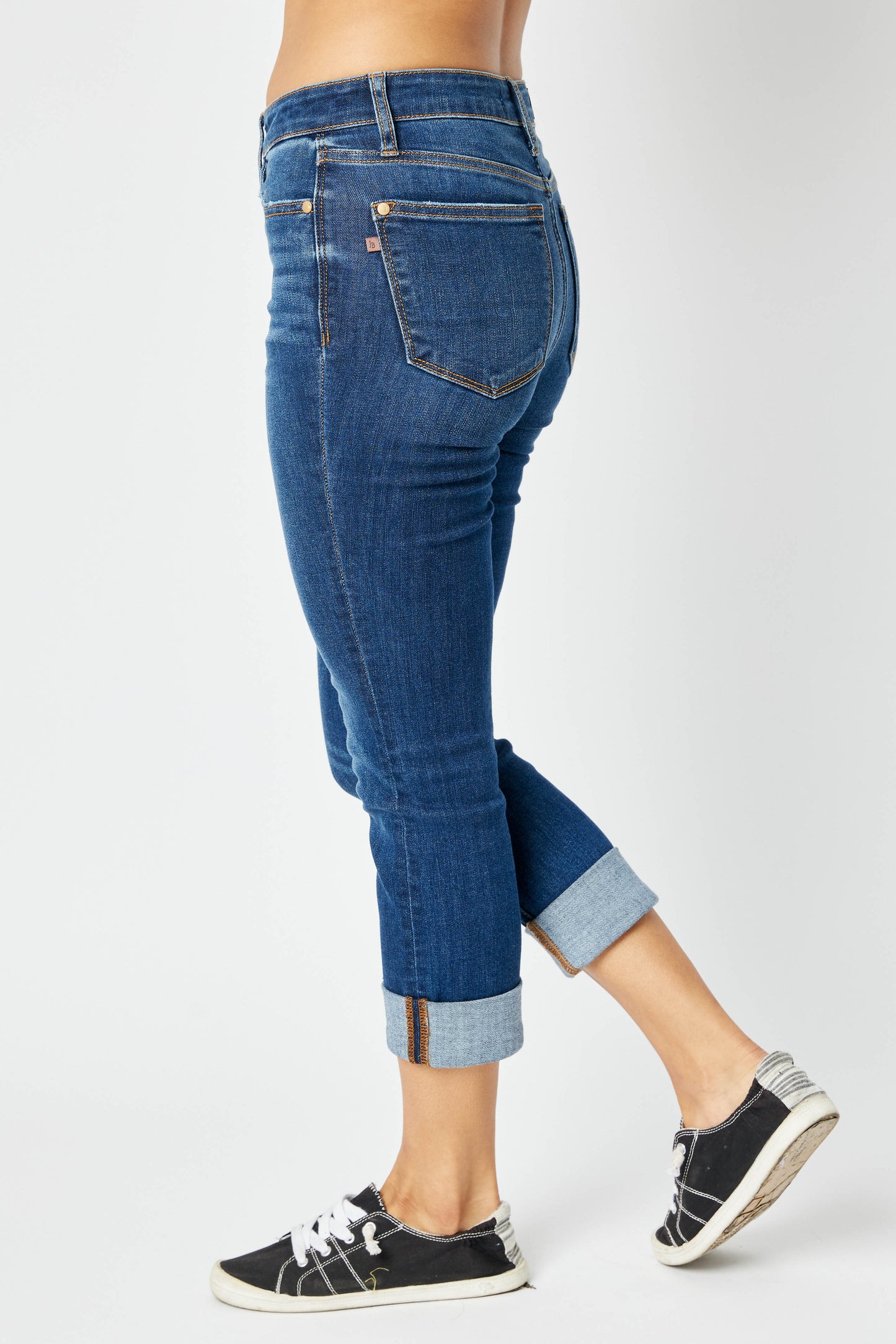 Judy Blue Vintage Cuffed Capri's