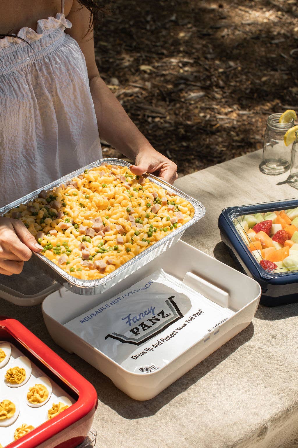 Fancy Panz® Premium - White, Includes Hot/Cold Gel Pack