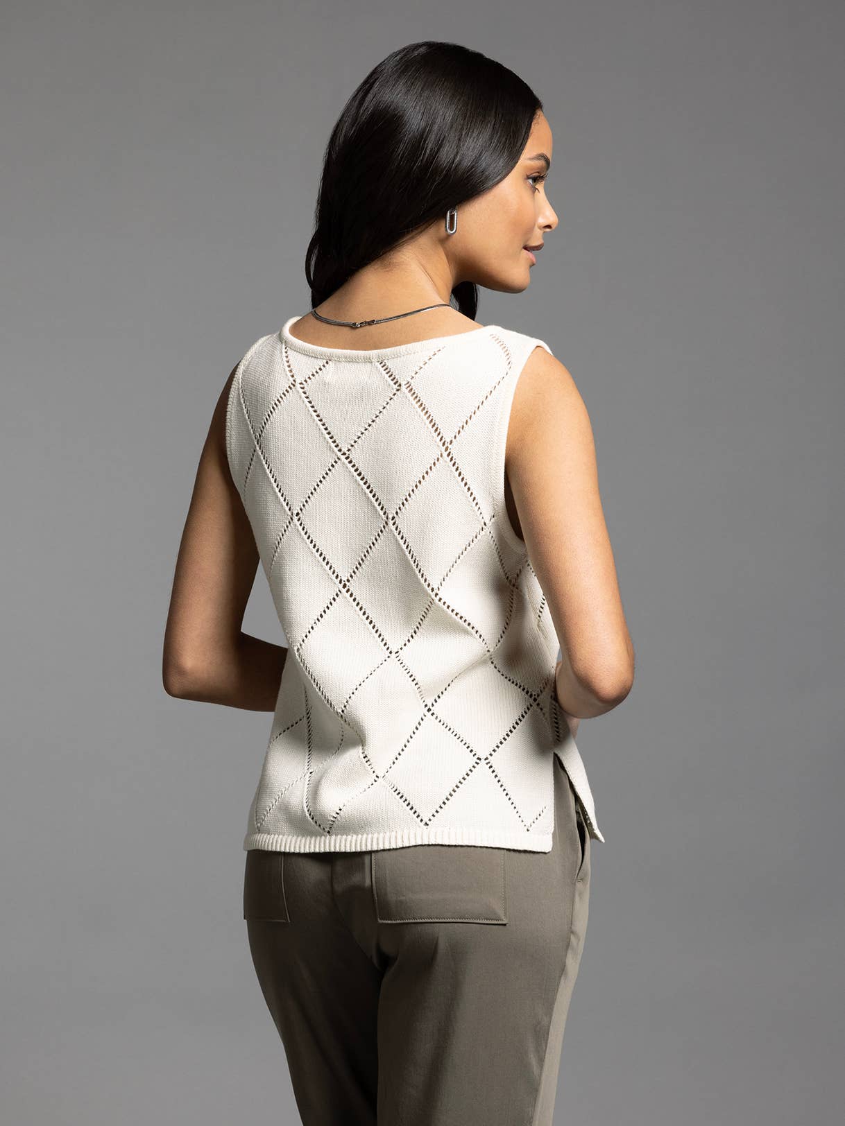 Alma Tank in Creme