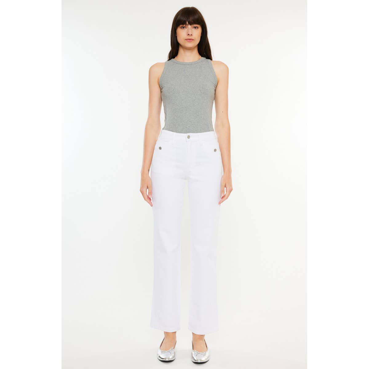 Kan Can USA White Denim Jeans