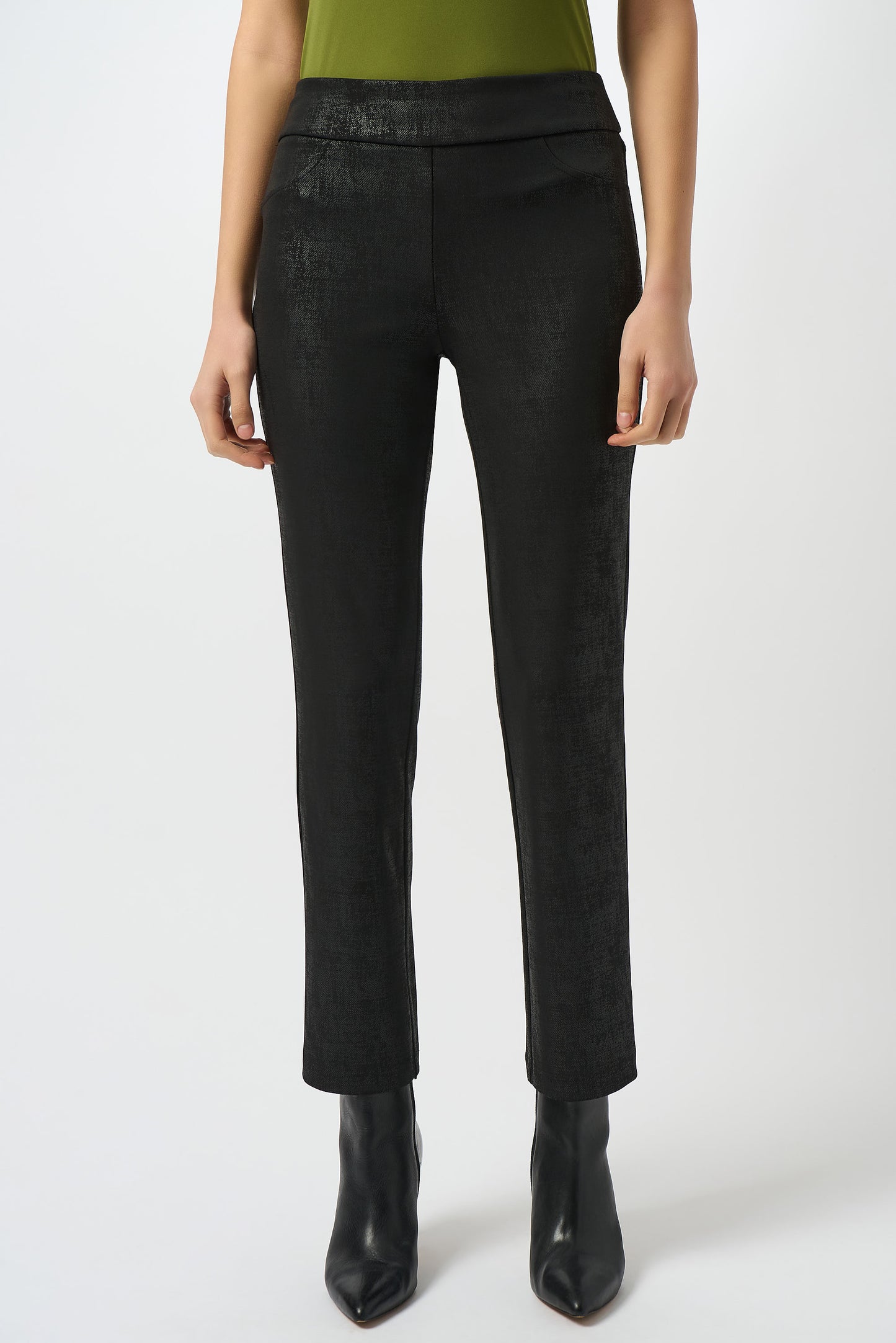 Joseph Ribkoff Silky Knit Straight Pull-On Pants