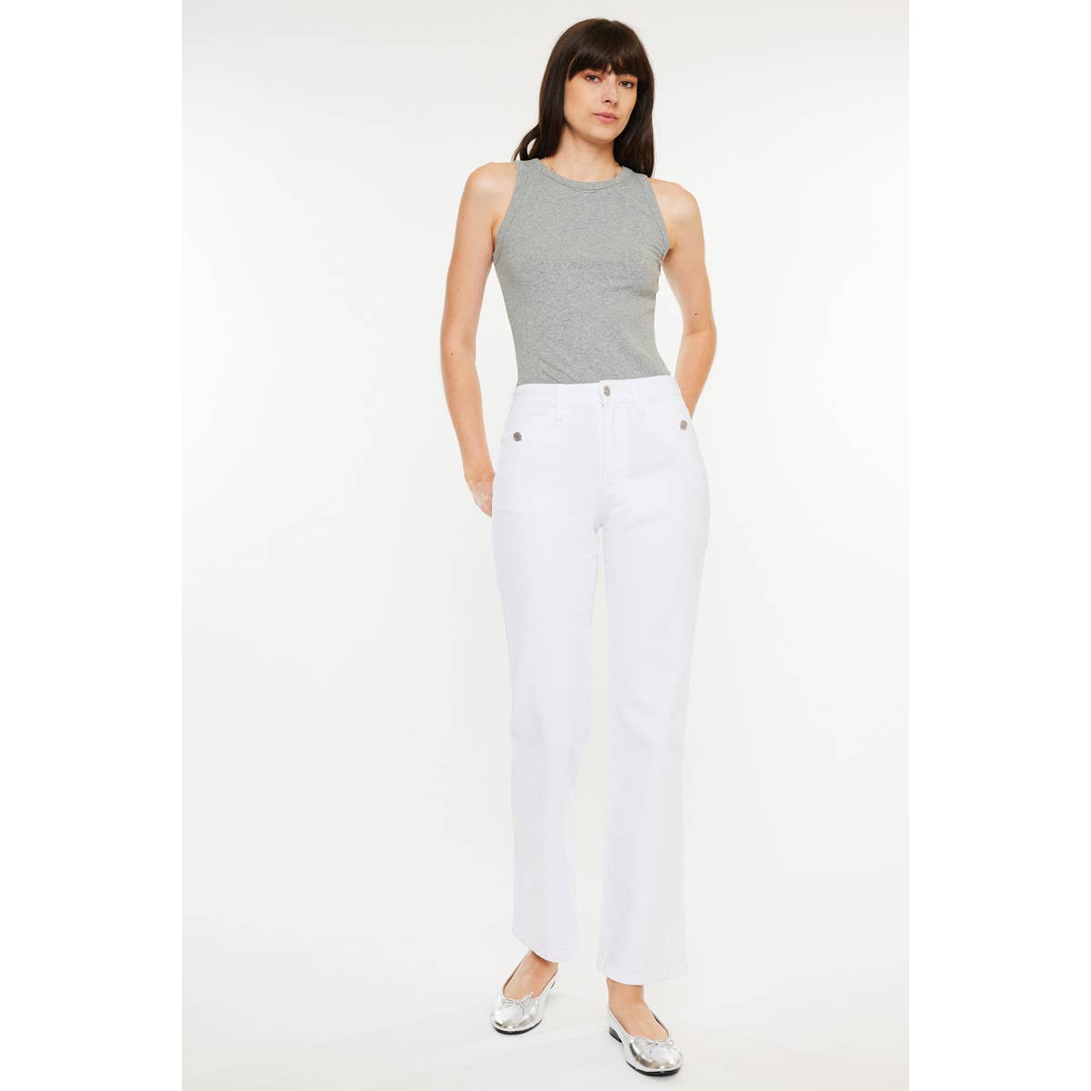 Kan Can USA White Denim Jeans