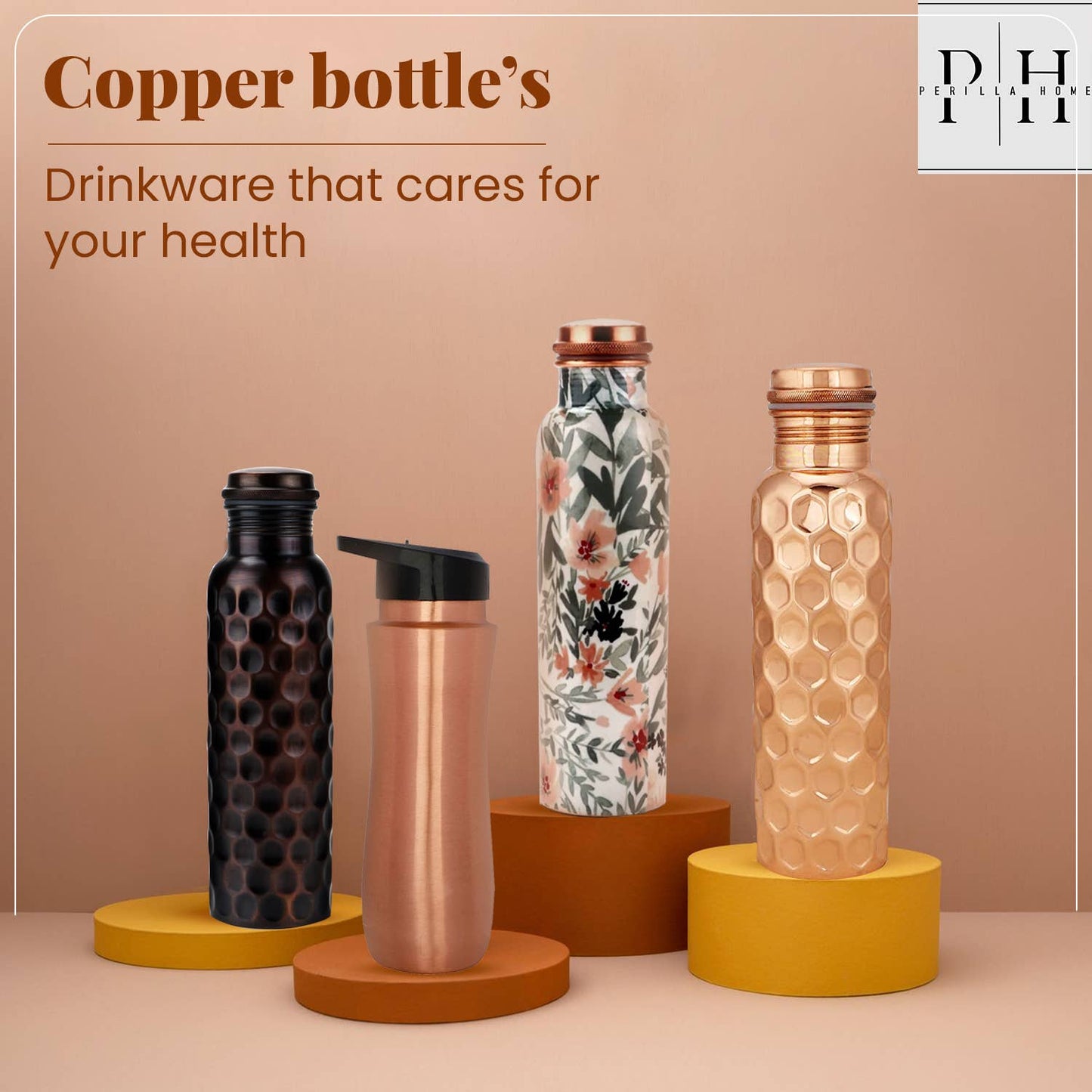 Perilla Home - Leaf Copper Bottle (1L)