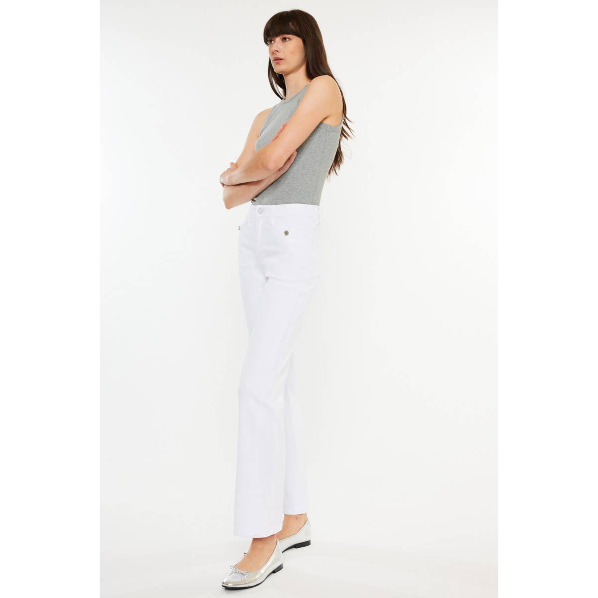 Kan Can USA White Denim Jeans