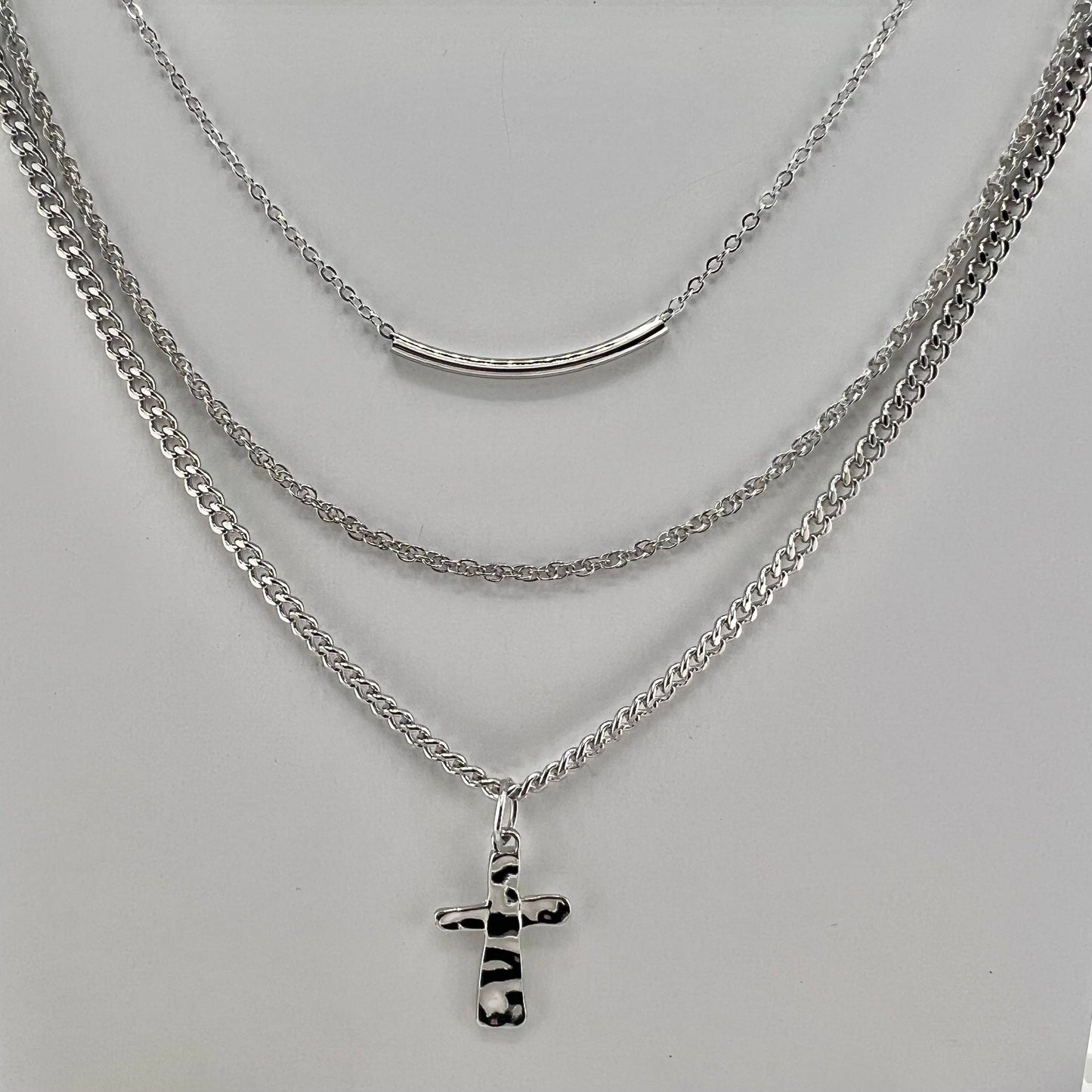 Lauren Michael -Three Tier Necklace