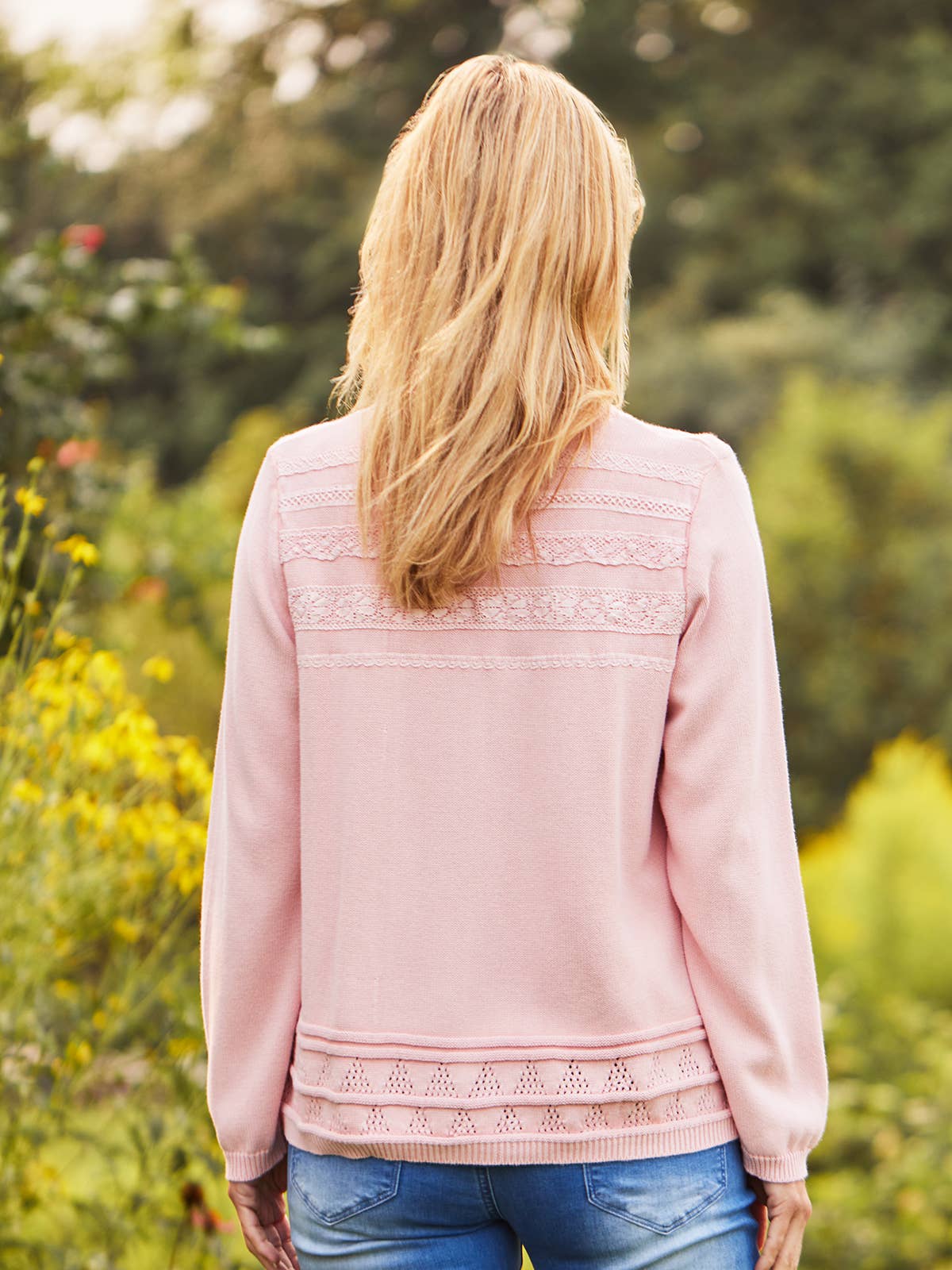 April Cornell Apparel - Berry Cordial Cardigan - Pink