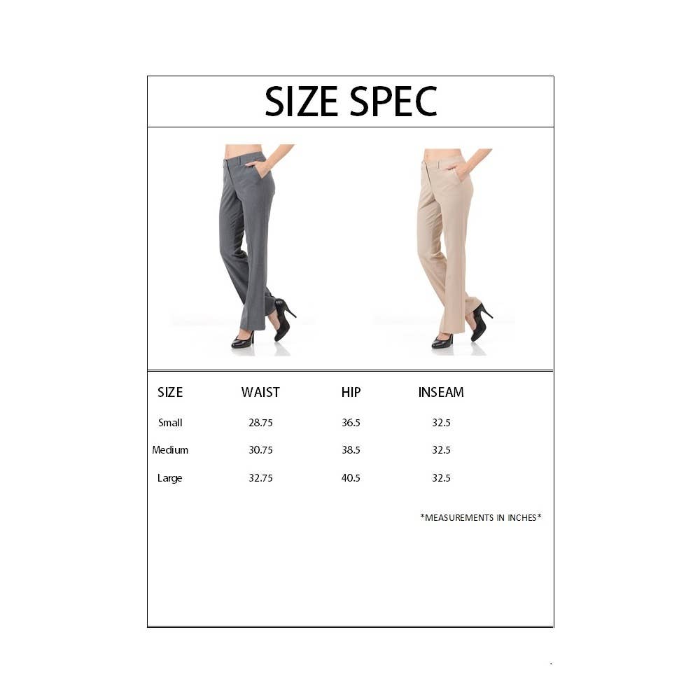 Women Formal Dress Pants in Black