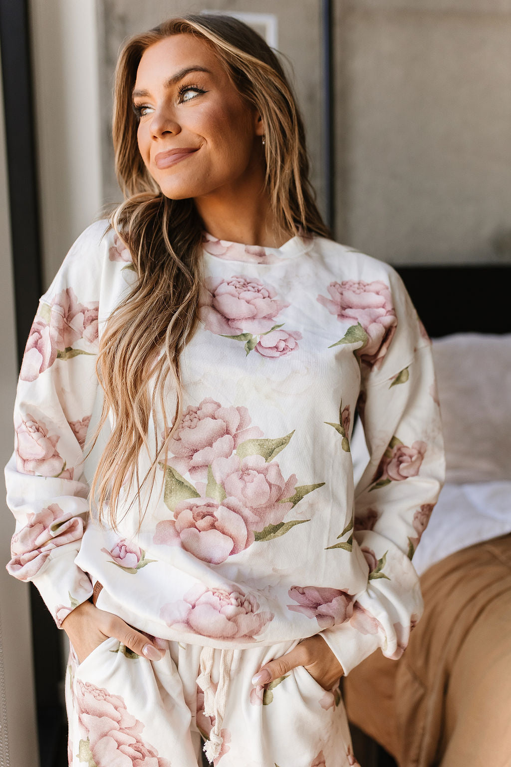 ONLINE ONLY! Ampersand Avenue University Pullover- Happily Ever After