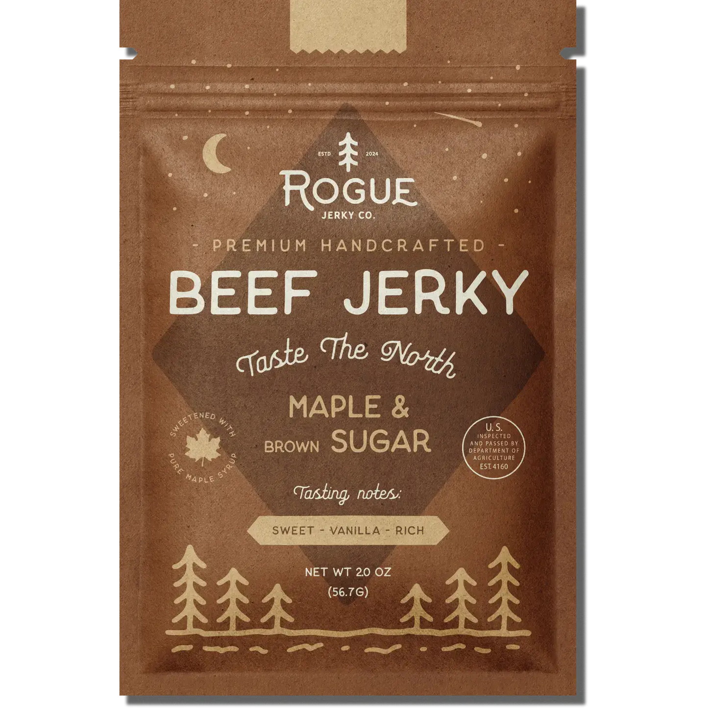 Rogue Jerky Co. - Maple & Brown Sugar Beef Jerky