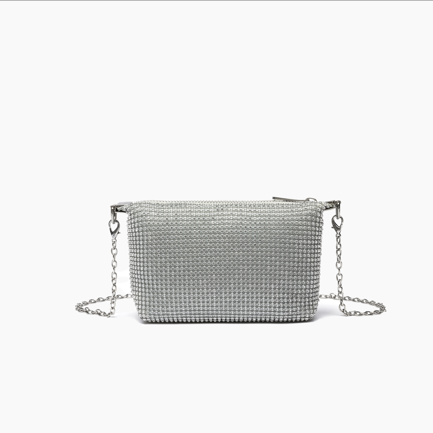 Like Dreams - Remy Rhinestone Multi Crossbody Clutch: Pink