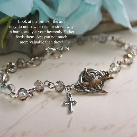 Inspirational Jewels316 - Birds of the Air Scripture Bracelet