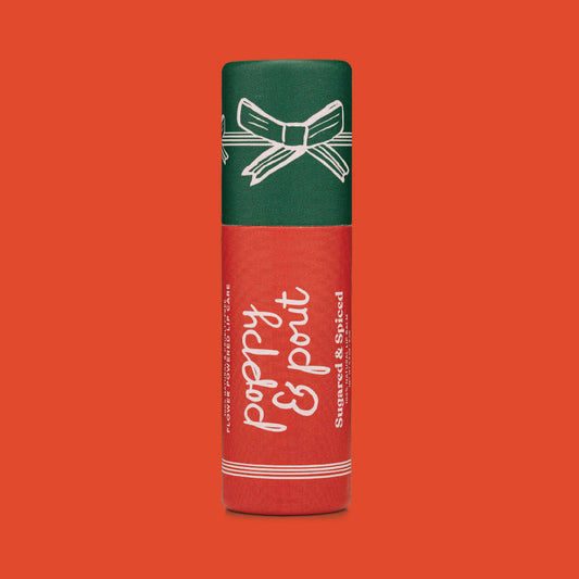 Poppy & Pout - Limited Edition, Lip Balm, Holiday, Sugared & Spiced