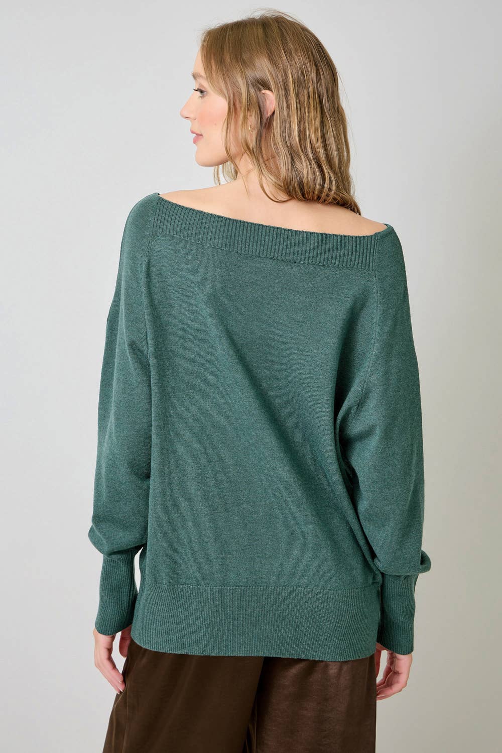 Mystree - Off Shoulder Sweater Top In Ivory