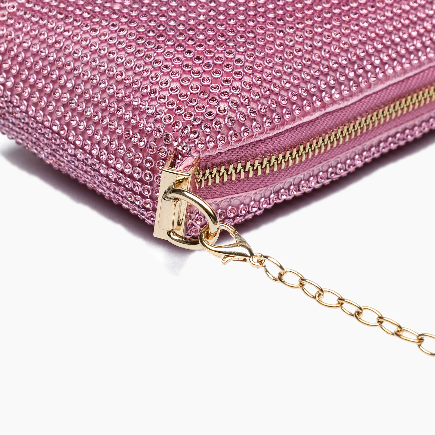 Like Dreams - Remy Rhinestone Multi Crossbody Clutch: Pink