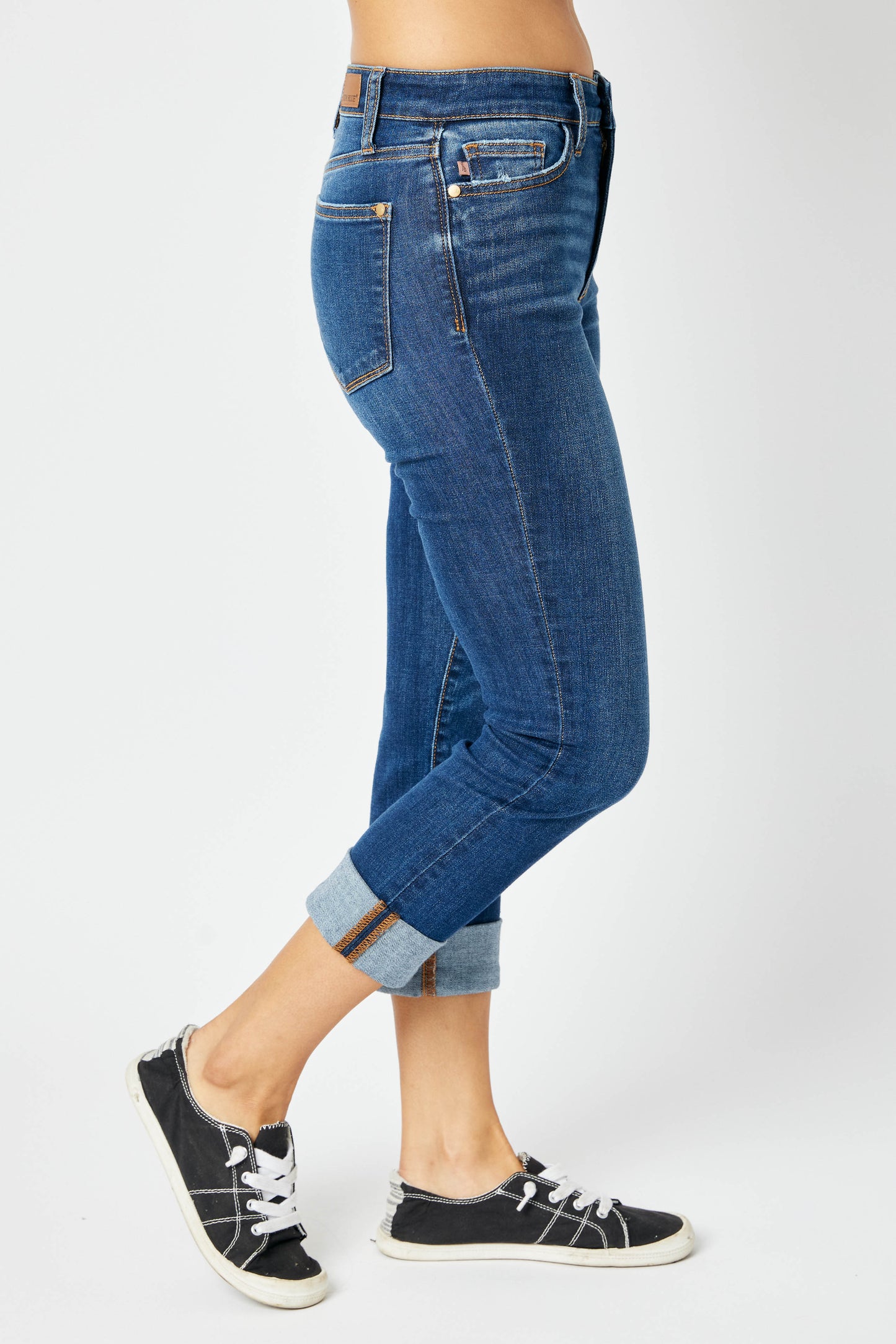 Judy Blue Vintage Cuffed Capri's