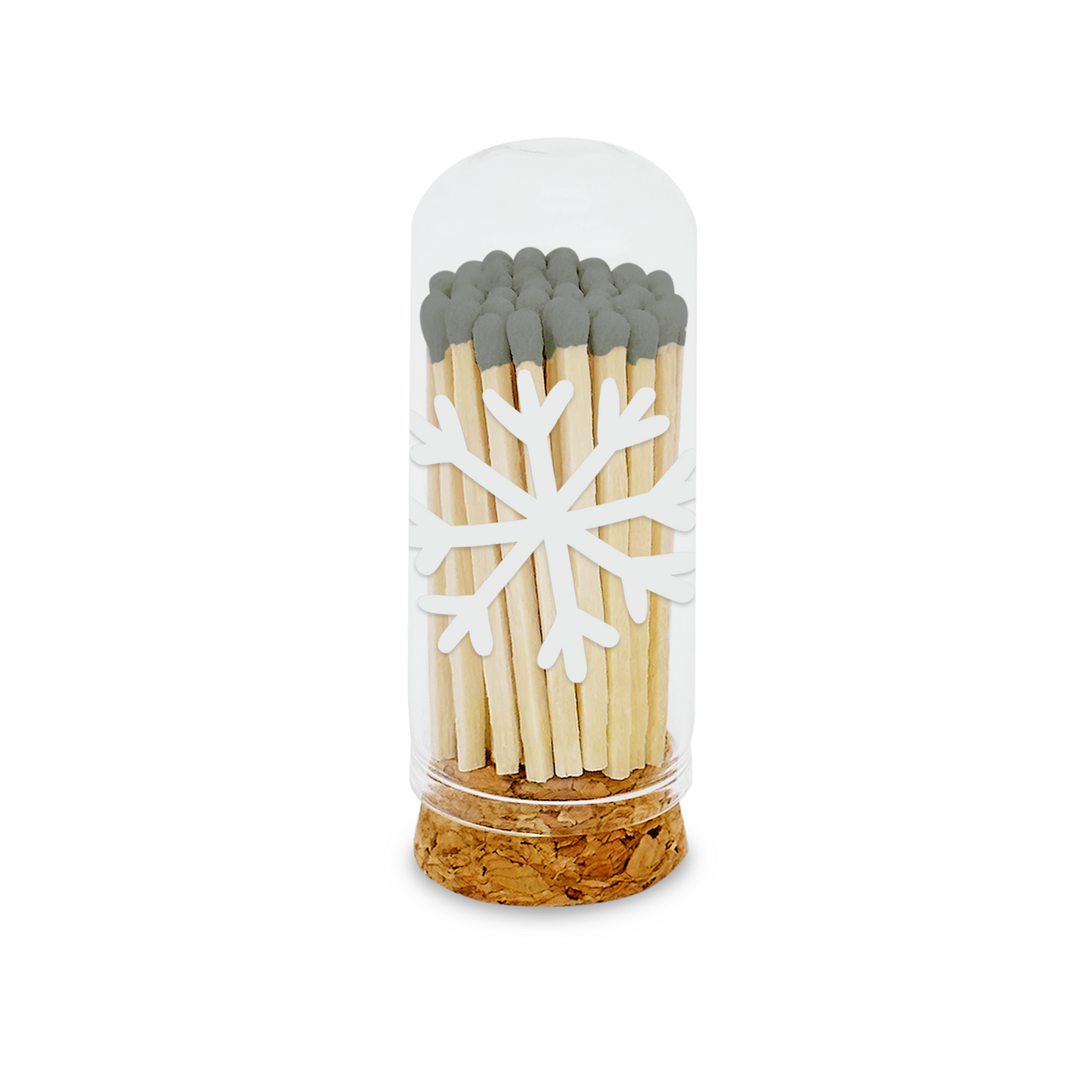 Thankful Greetings - 2” Matches BoHo Cottage - Snowflake and Mini Cloche