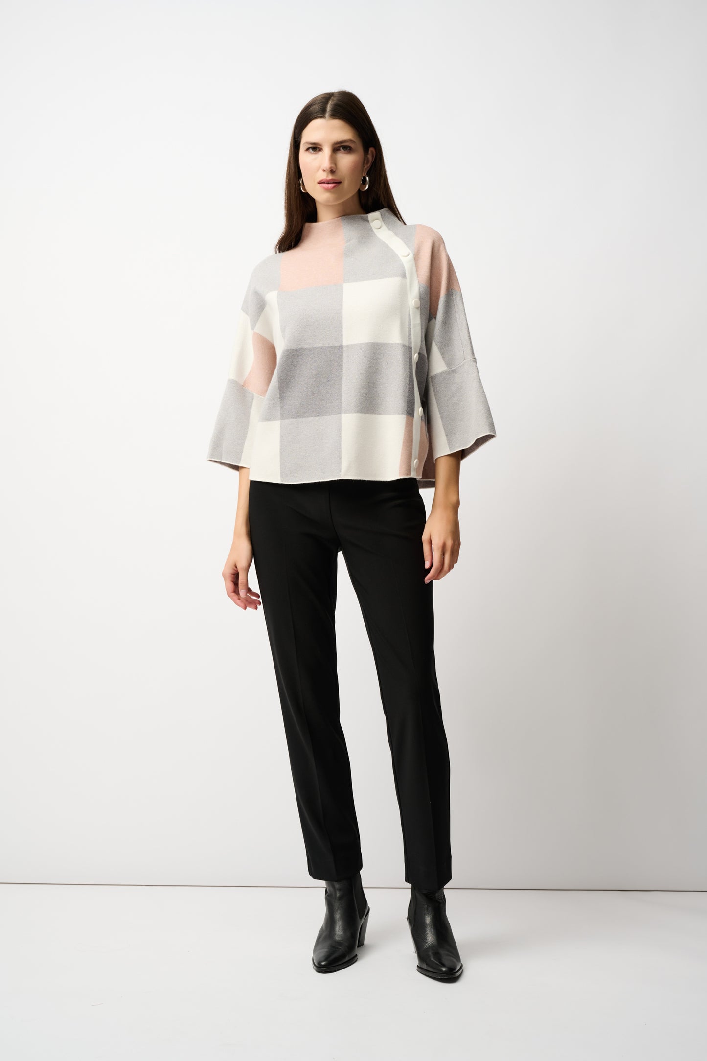 Joseph Ribkoff Classic Straight Pant in Black