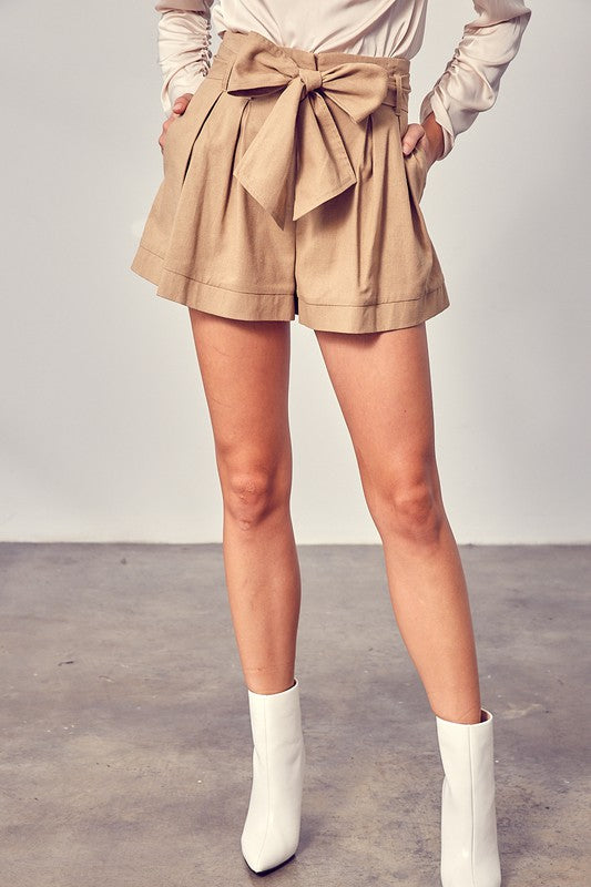 ONLINE ONLY! Front Self Tie Shorts