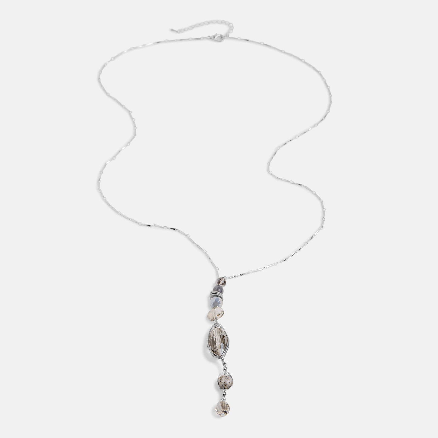 COCO + CARMEN - Audrey Necklace: Grey