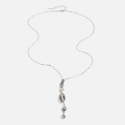 COCO + CARMEN - Audrey Necklace: Grey