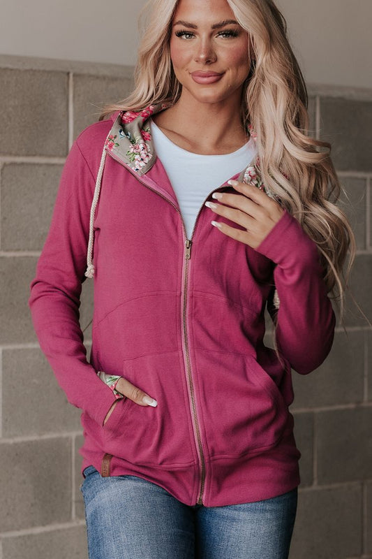 ONLINE ONLY! Ampersand Avenue FullZip Sweatshirt -Glow Girl