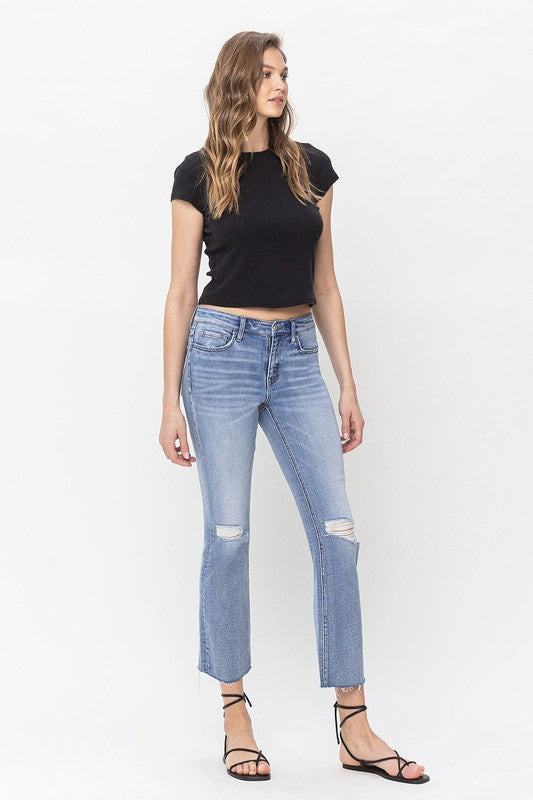 ONLINE ONLY! Vervet by Flying Monkey Mid Rise Kick Flare Jeans