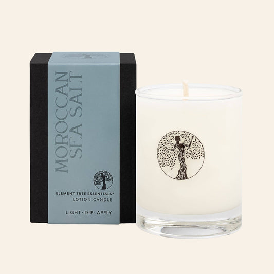 Element Tree Essentials - Moroccan Sea Salt Lotion Candle: 3 oz. Lotion Candle
