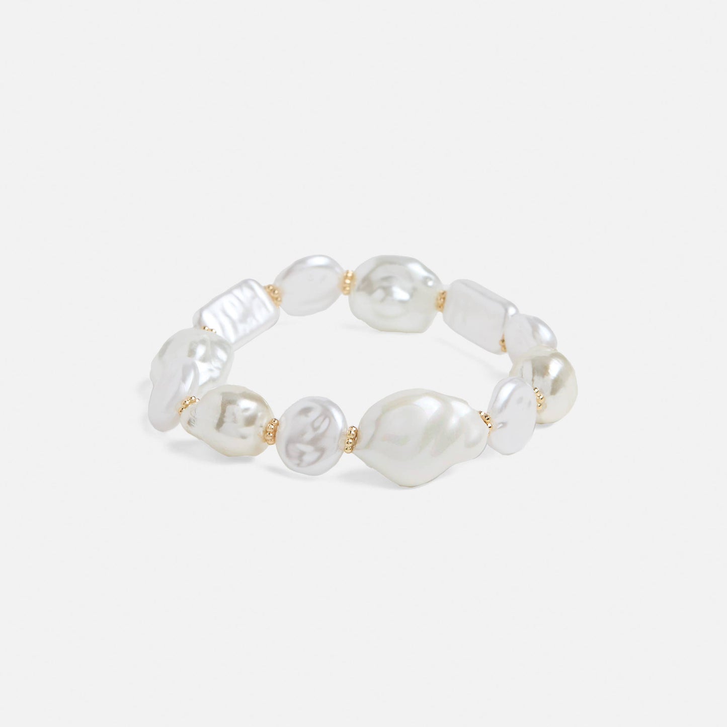 COCO + CARMEN - Shirley Pearl Bracelet: Gold