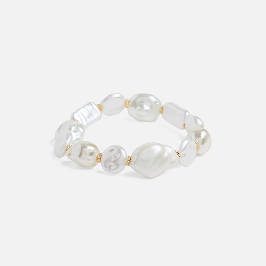 COCO + CARMEN - Shirley Pearl Bracelet: Gold