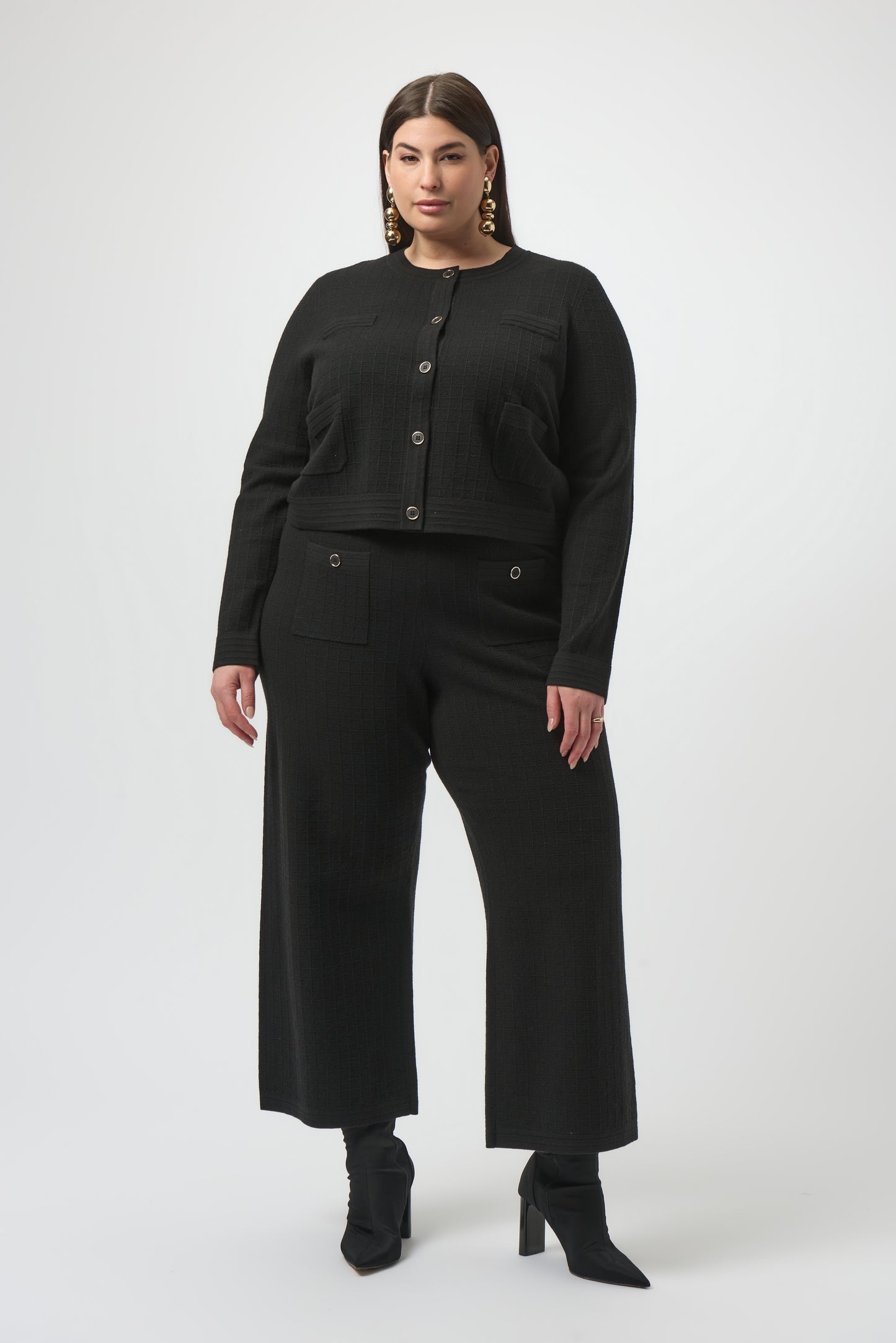 Joseph Ribkoff Sweater Knit Straight Leg Pant