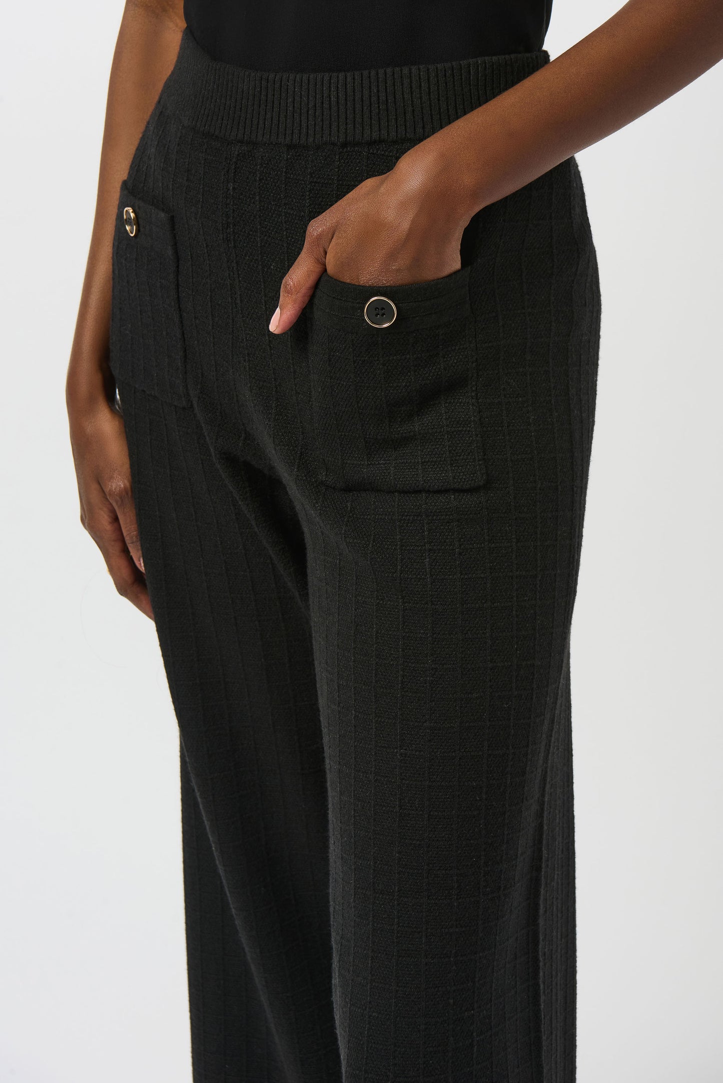 Joseph Ribkoff Sweater Knit Straight Leg Pant