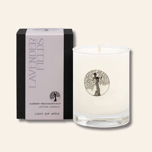 Element Tree Essentials - Lavender Fields Lotion Candle: 3 oz. Lotion Candle