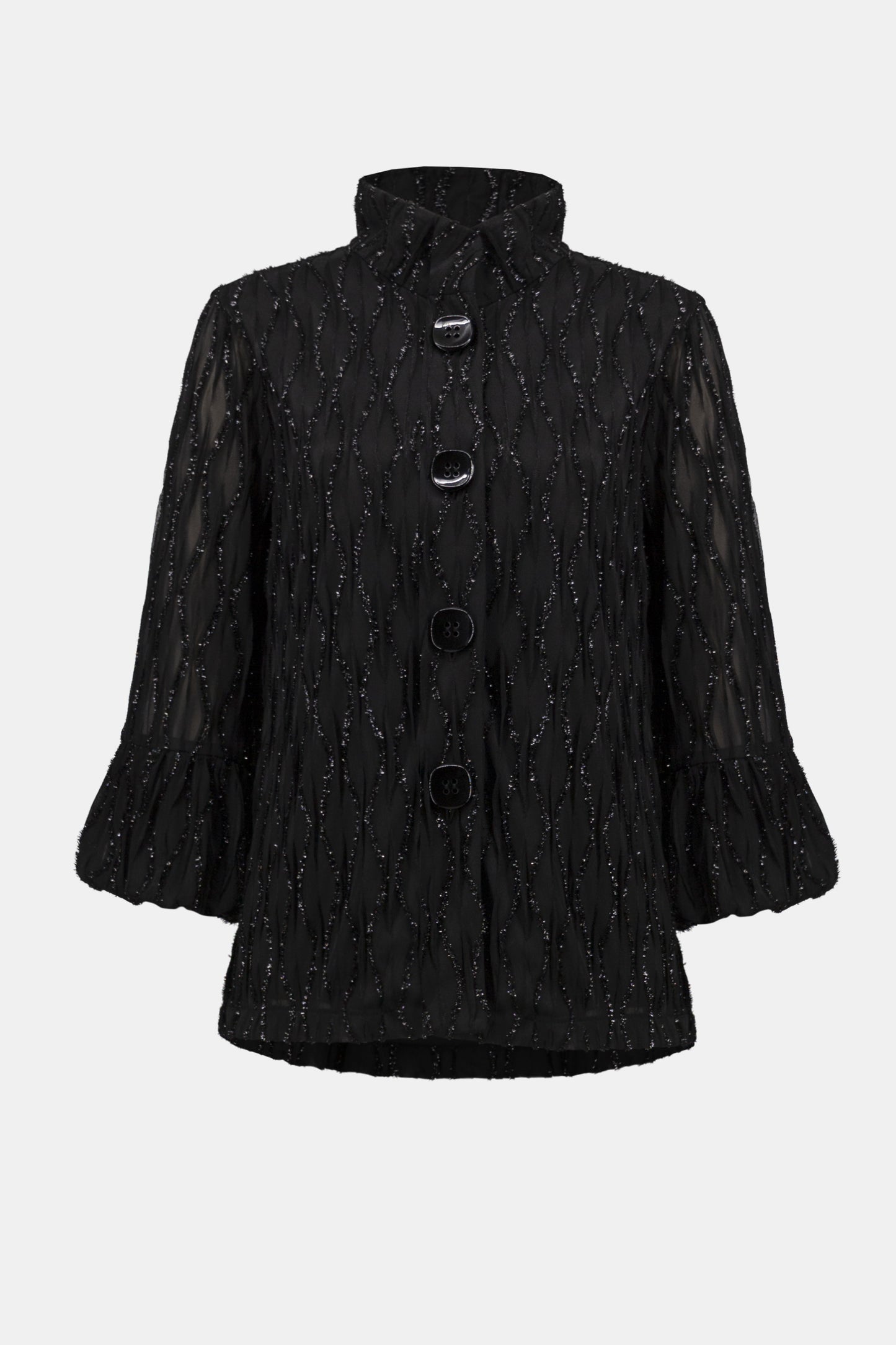 Joseph Ribkoff Lurex Cascade Trapeze Jacket