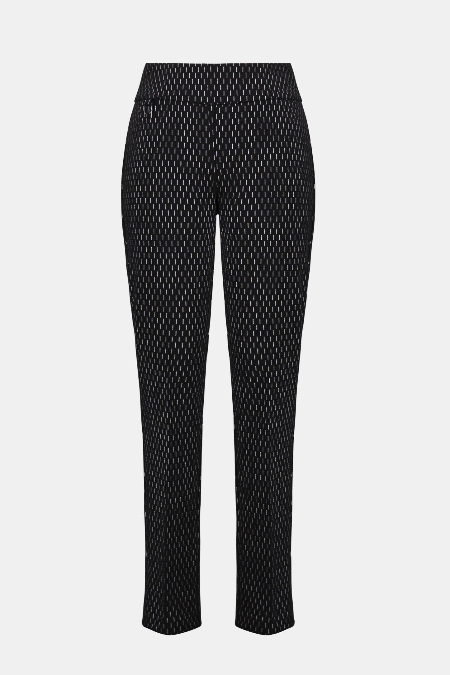Foiled Heavy Knit Slim Fit Pants