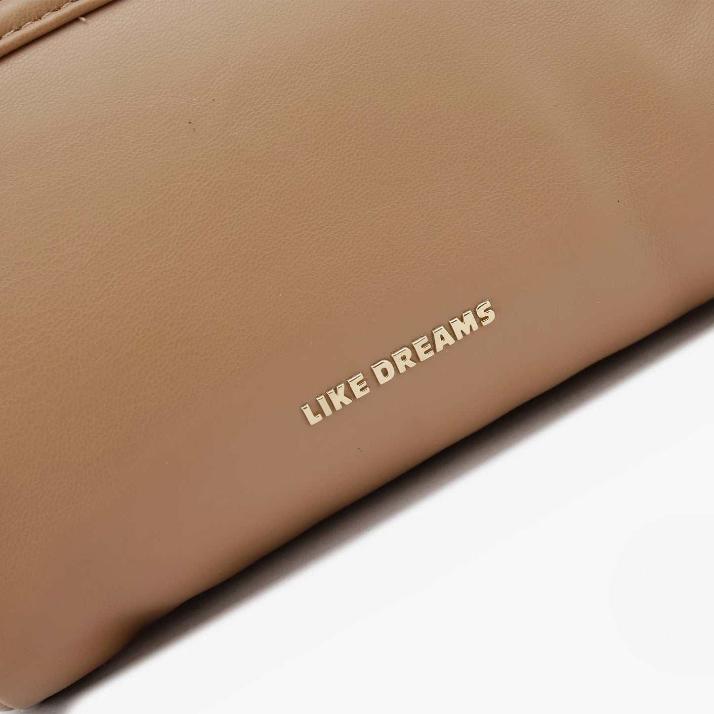 Like Dreams - Mysa Gold Chain Crossbody: Taupe