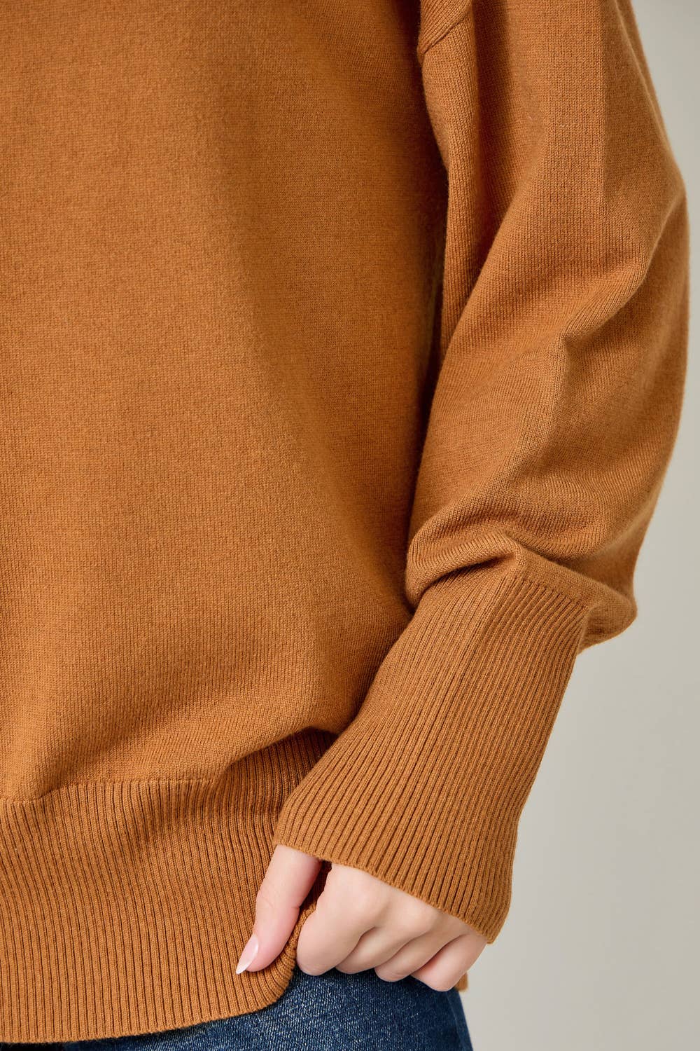 Mystree - Off Shoulder Sweater Top In Ivory