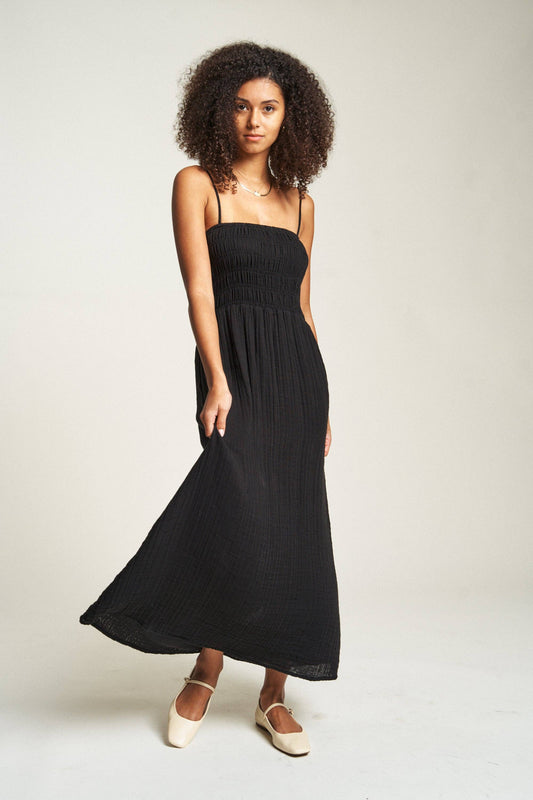 Oliver Logan - Maybrook Summer Maxi Dress, Black: Black