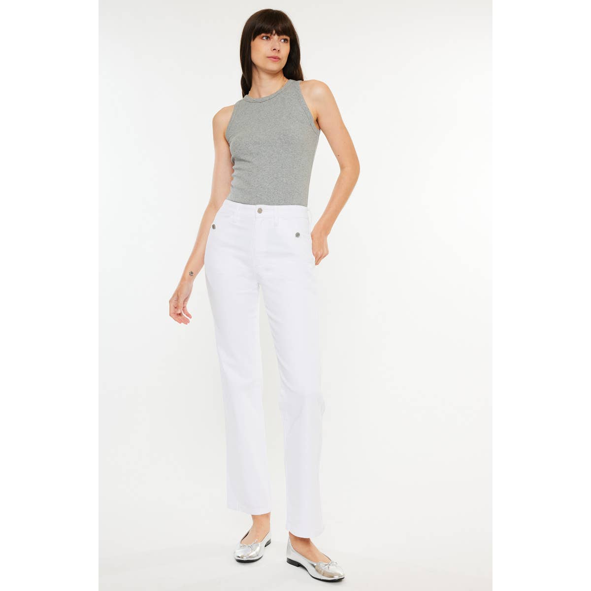 Kan Can USA White Denim Jeans