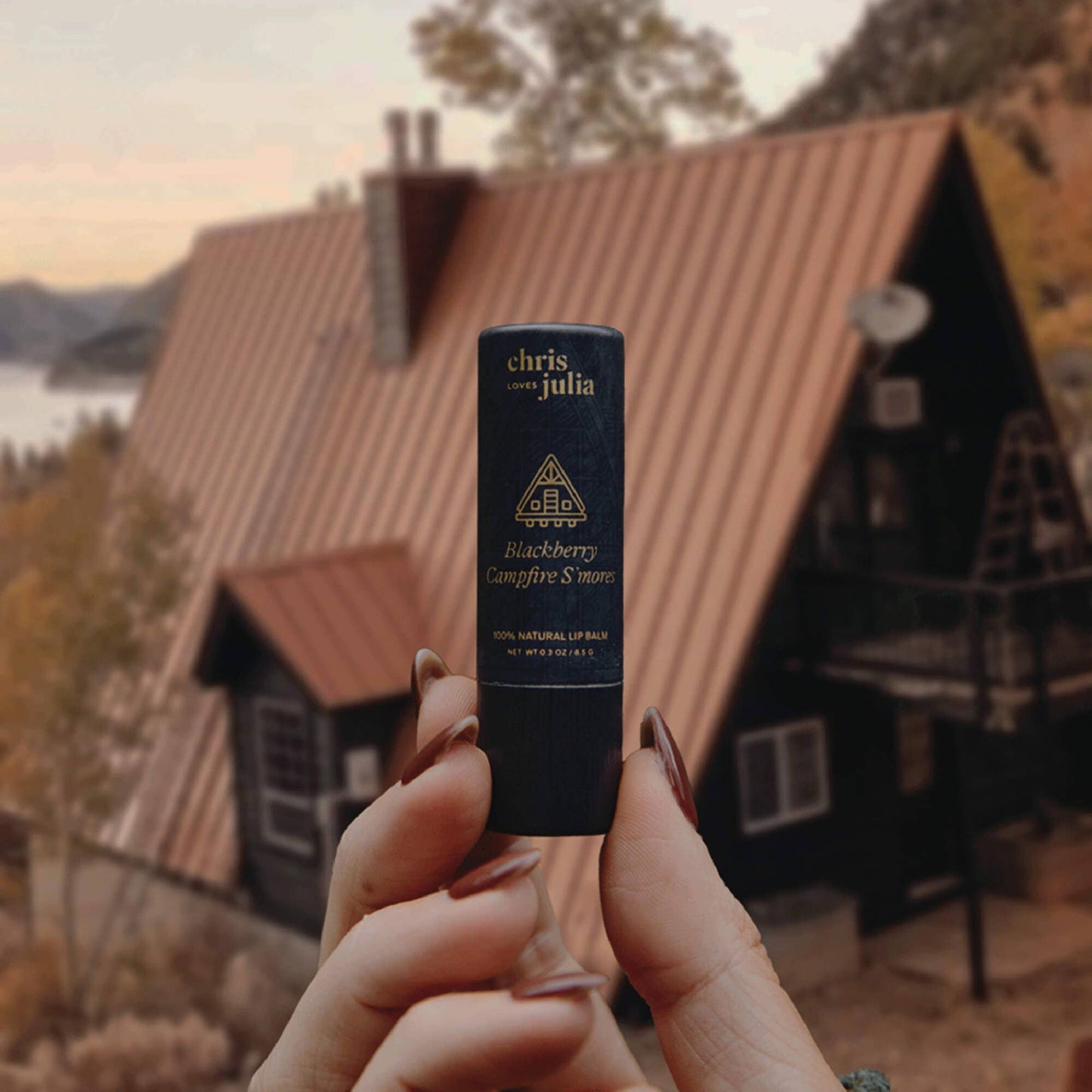 Poppy & Pout - Lip Balm, Chris Loves Julia, Blackberry Campfire S'mores