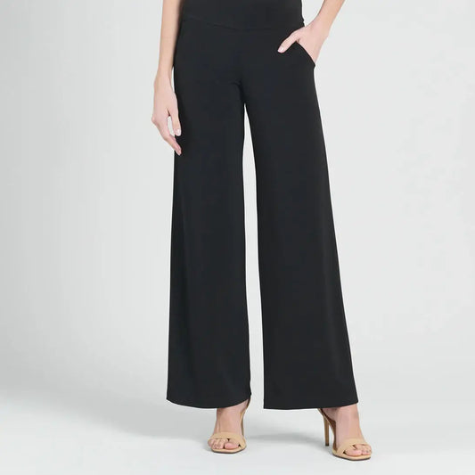 Clara Sunwoo - Wide Leg Pocket Pant: Black