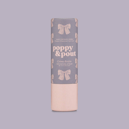 Poppy & Pout - Lip Balm, Coquette, Crème Brûlée