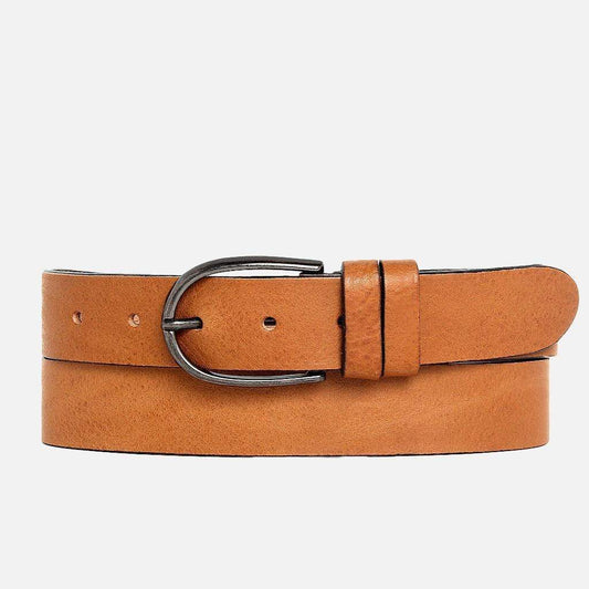 Amsterdam Heritage Leather  | Classic Full Grain Leather Belt for Women: Camel / M-90