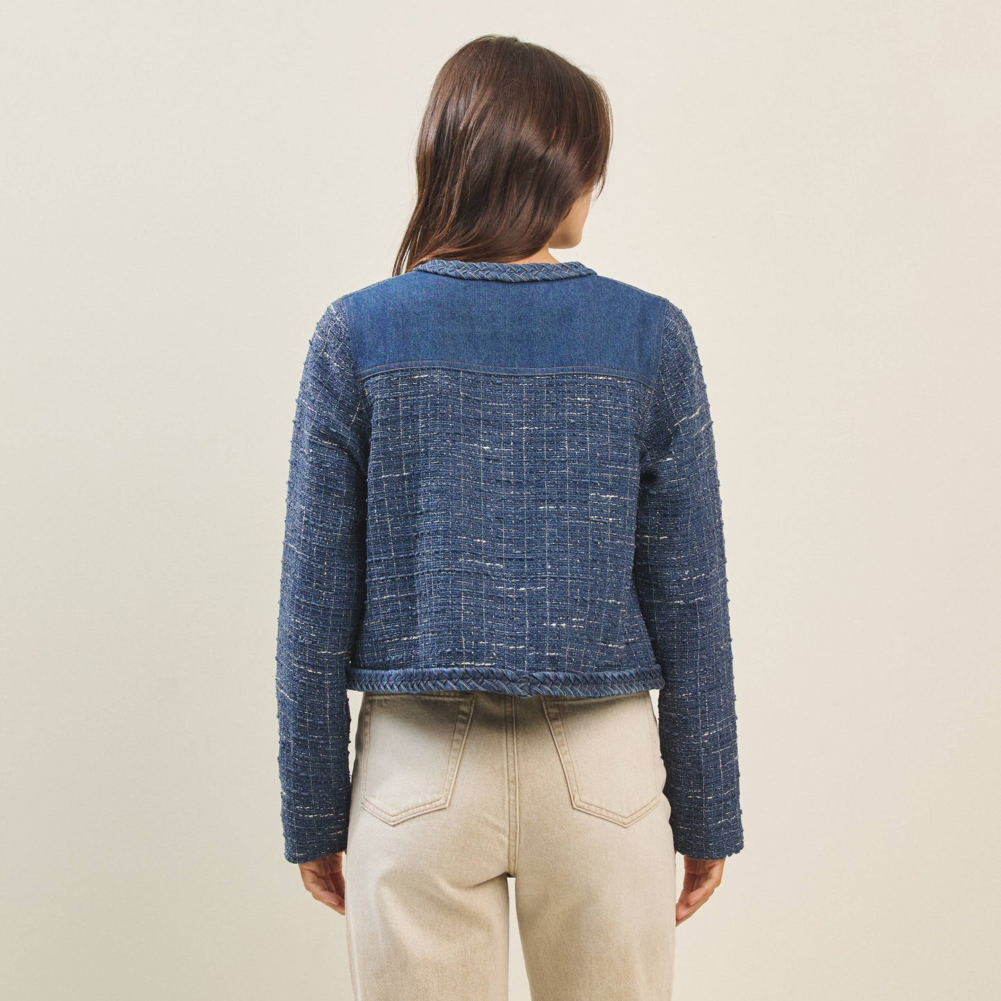 Able - Denim tweed jacket: Denim