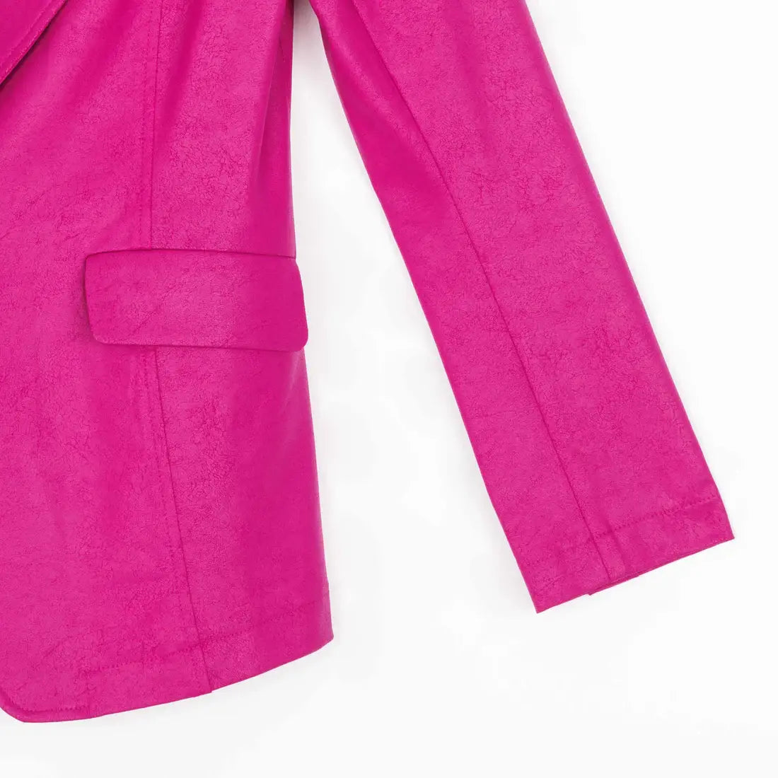 Clara Sunwoo - JK124 - Liquid Leather ™ Signature Pocket Blazer: Black / S