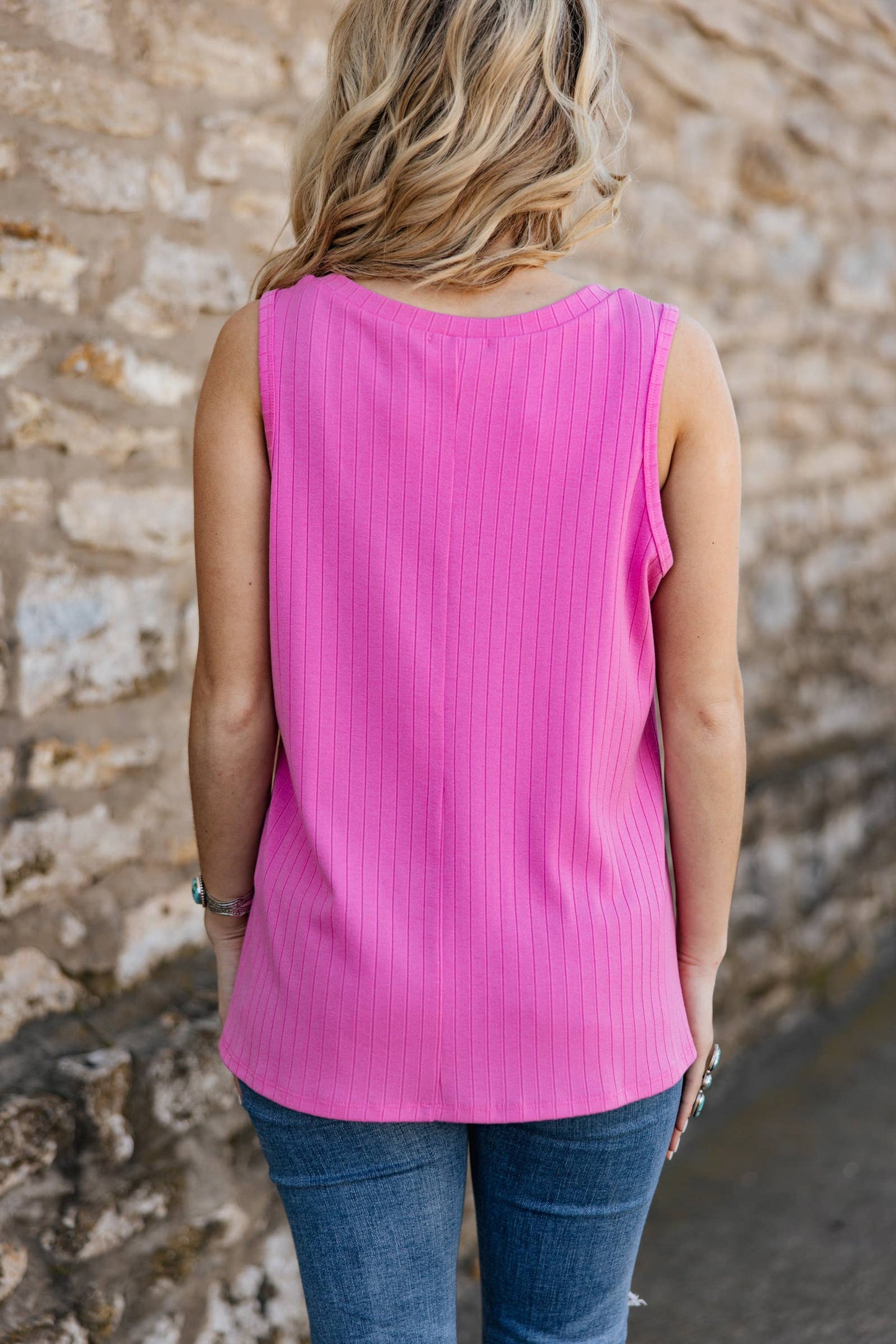 Andrée by Unit - Everyday Ribbed Tank Top in Ivory