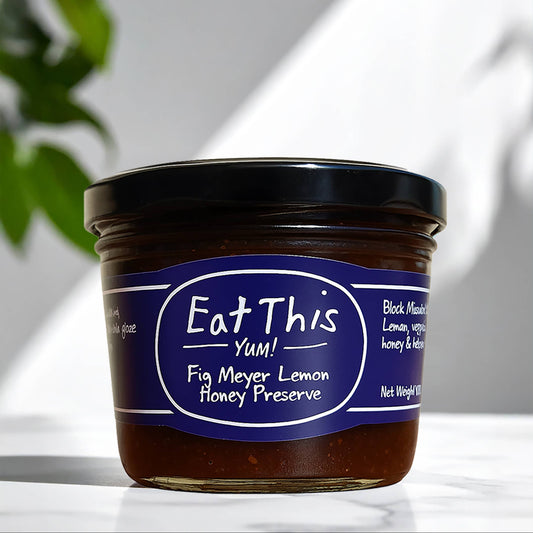Eat This Yum -  Fig Meyer Lemon & Honey Jam : 7 OZ