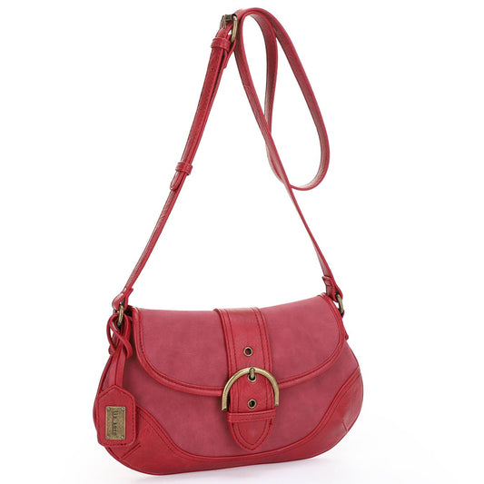 Liz Soto Handbags - Olivia cross body: Burgundy
