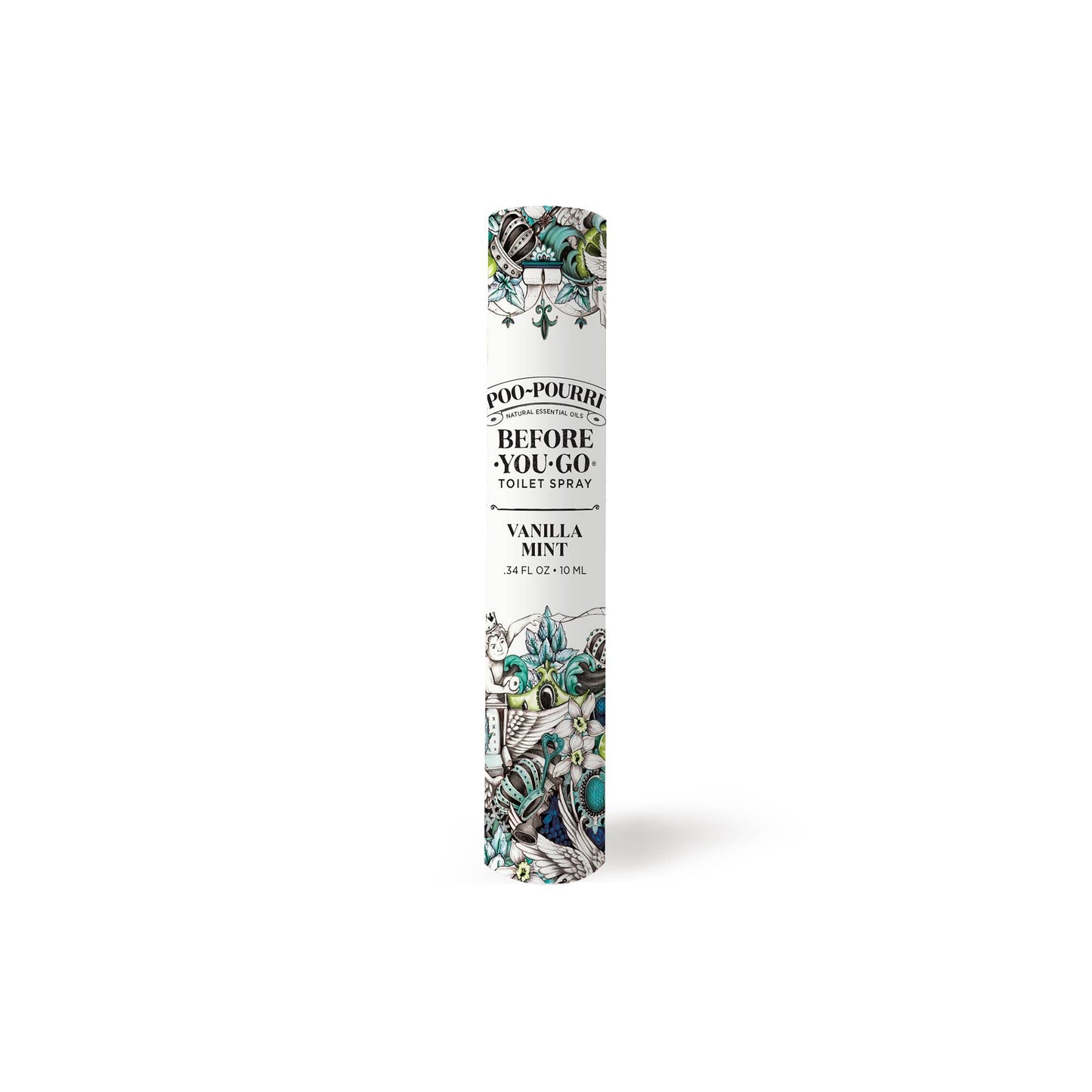 ~Pourri - Poo~Pourri Vanilla Mint Travel Size 10mL: Vanilla + Mint + Citrus