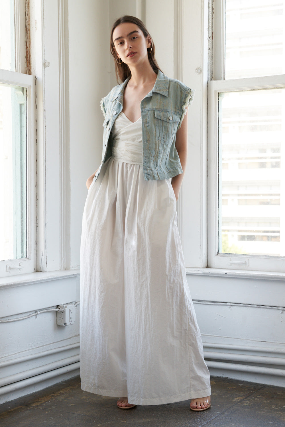 ONLINE ONLY! BLESSED LIFT DENIM VEST